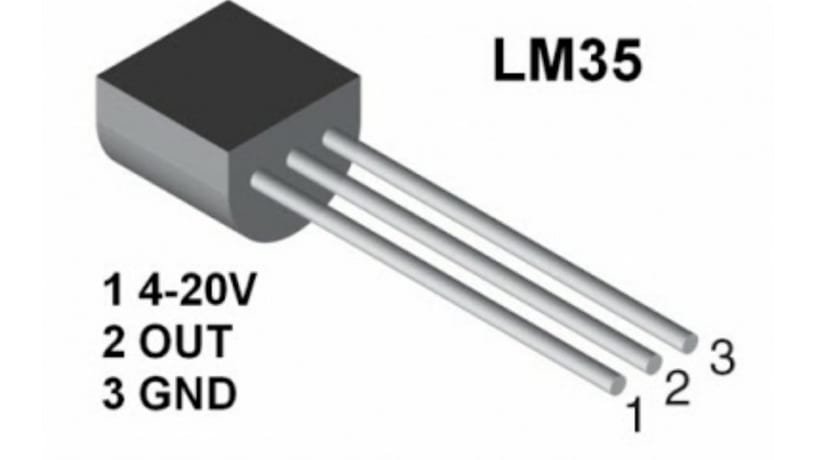 LM35DZ SENSOR DE TEMPERATURA; 0÷100°C; TO92; THT; EXACT: ±0,9°C 