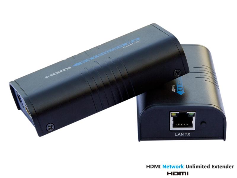 CONVERSOR HDMI A LAN TCP/IP POR CAT6 (RECEIVER) V:2.0