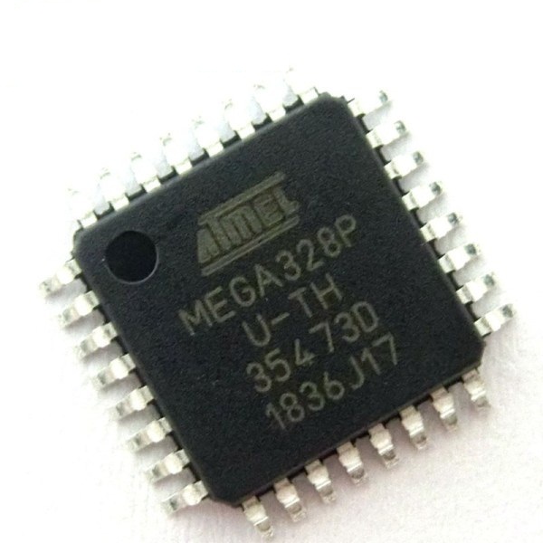 ATMEGA328P-U-TH; EEPROM: 1KB; SRAM: 2KB; FLASH: 32KB; SMD32 (UART CH340)