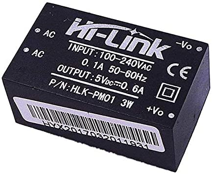 HLK-PM01 MODULO POWER STEP-DOWN, AC IN 220V, DC OUT 5V, 0.6A 