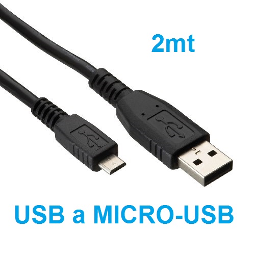 CABLE USB-A 2.0  A  MICRO-USB BM 1.8 METROS